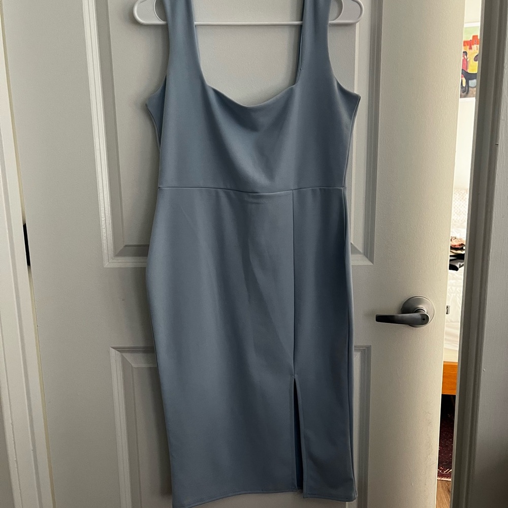 Nasty Gal Periwinkle Midi Dress